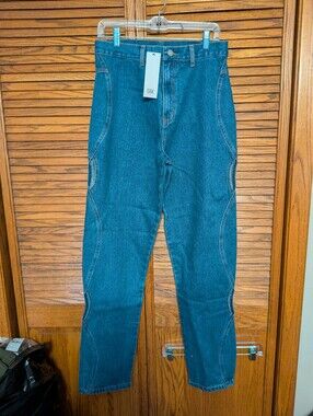 Oak NWT Blue Jeans With Side Cutouts Women's Size 29